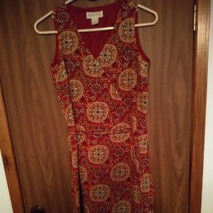 Merona Women's Sleeveless Midi Dress Multi 6